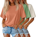Huukeay Women's Summer Half Sleeve Top for Relaxed Casual Wear