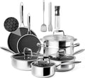 VONIKI Hybrid Tri-ply Stainless Steel Cookware Set Review