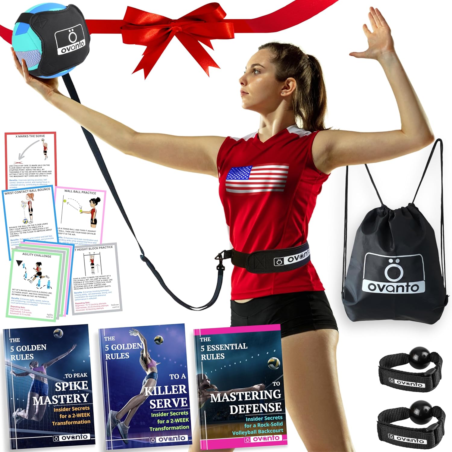 OVANTO Volleyball Training Equipment Aid for Skill Development