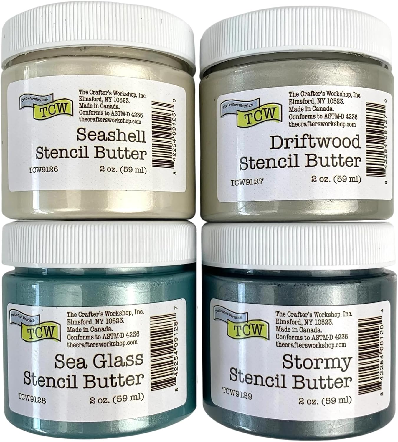 The Crafter's Workshop Stencil Butter Beach House Paint Set