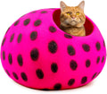 Woolygon Premium Felt Cat Cave Bed for Cozy Indoor Cats