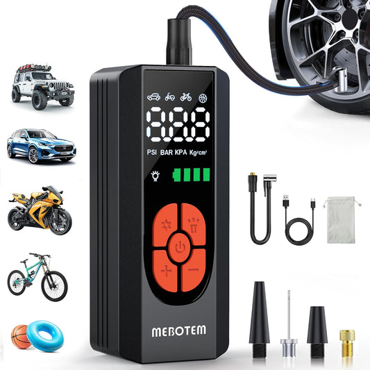 Fast Inflate Anywhere: Mebotem 150PSI Tire Inflator