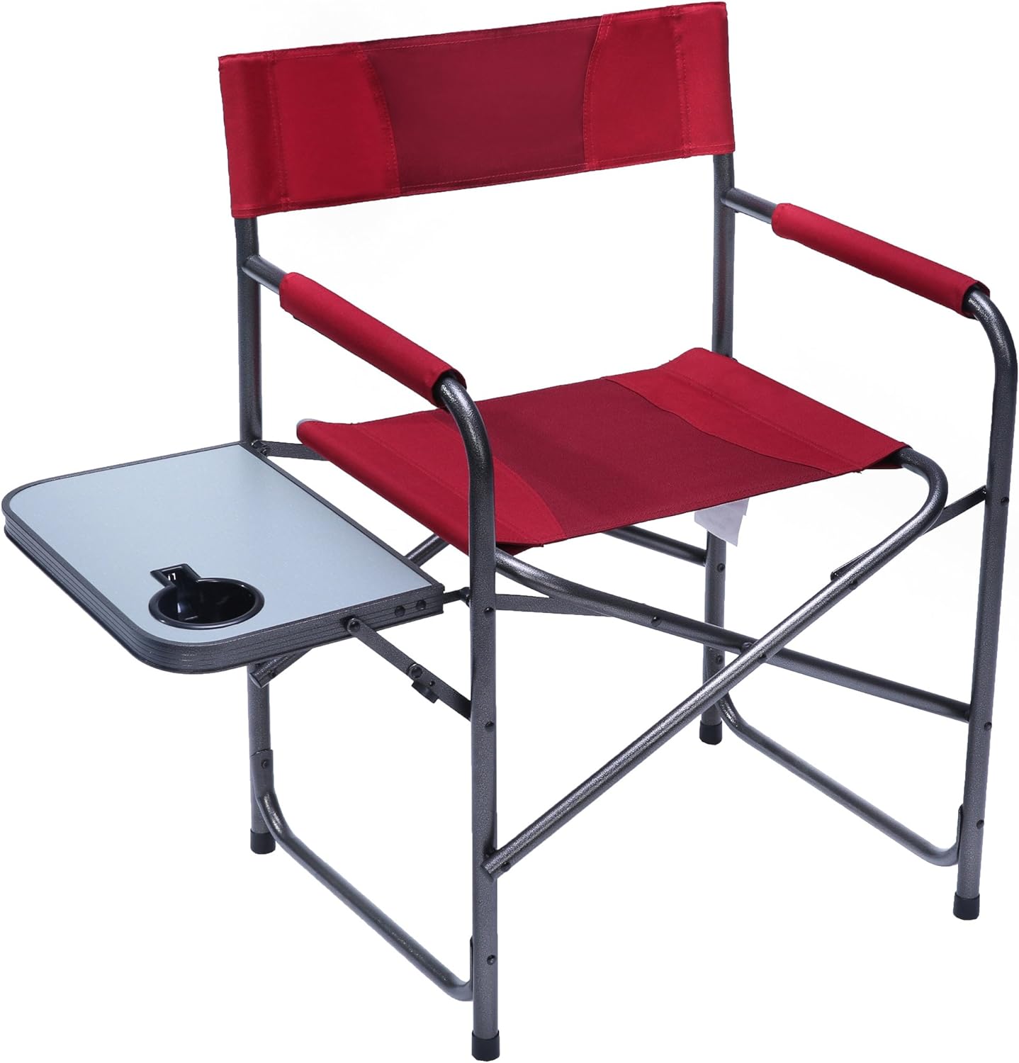 PORTAL Portable Steel Frame Side Table: Lightweight & Durable