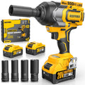 Cordless Impact Wrench 2-Battery Kit 900Ft-lbs Brushless - High Torque
