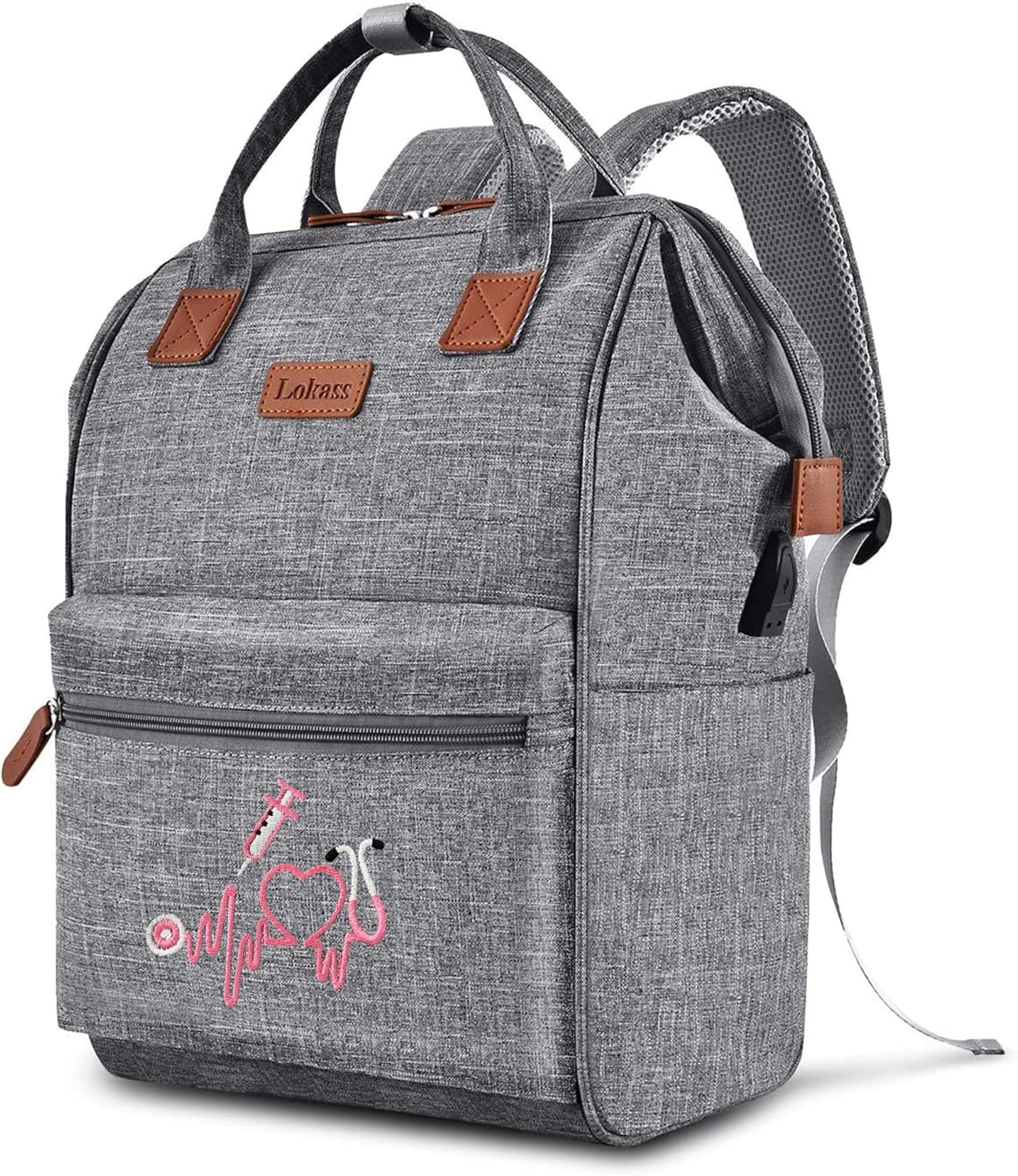 Nurse Backpack for Women - 15.6 Inch Waterproof Travel Bag