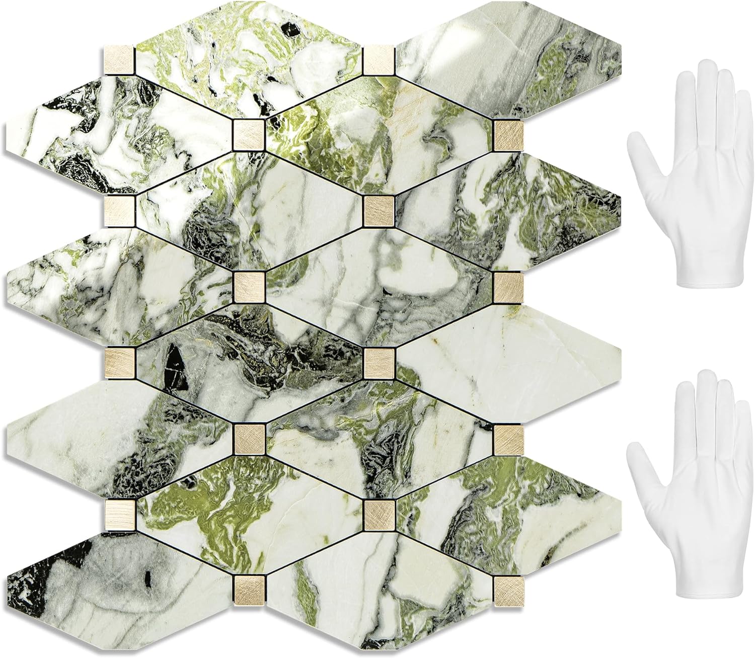 Peel and Stick Backsplash Tiles for Kitchen and Bathroom Makeover