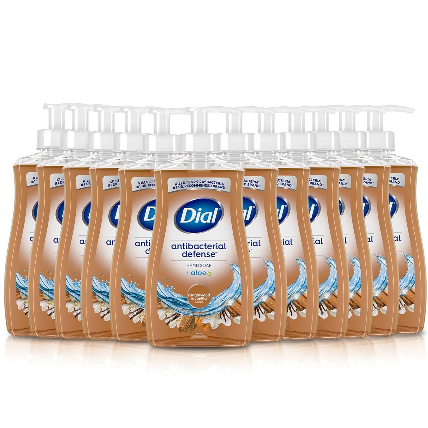 Dial Antibacterial Defense Hand Soap with Sandalwood & Vanilla
