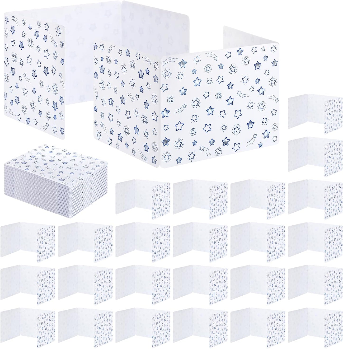 24-Pack Desk Dividers for Students - Durable Privacy Shields