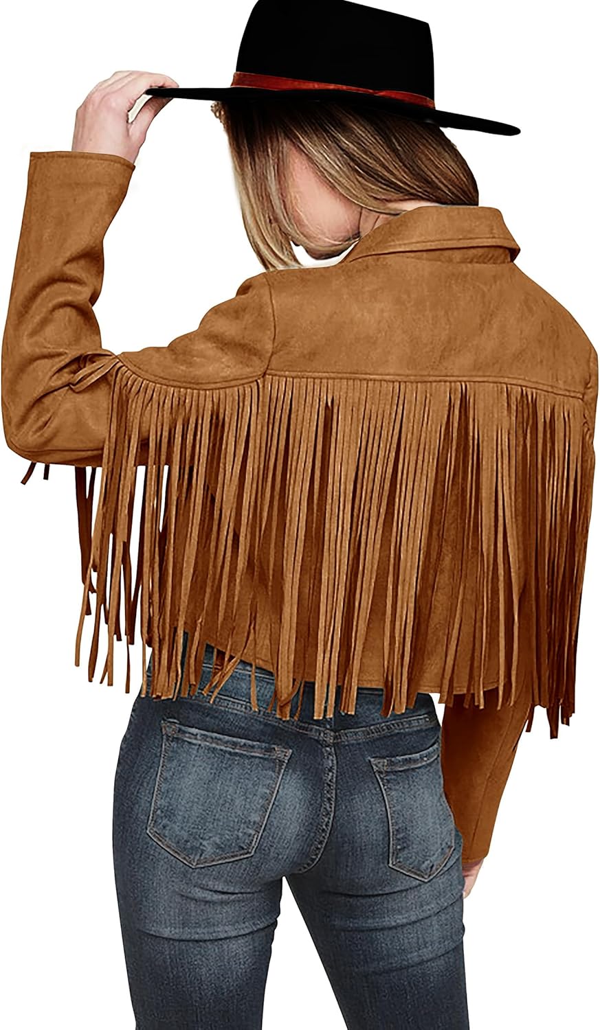 Faux Suede Fringe Jackets for Women - Stylish Fall Fashion