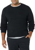 Men's Long-Sleeve Soft Touch Crewneck Sweater - Everyday Comfort