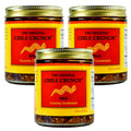 Chile Crunch Spicy Condiment - All Natural Mild Flavor 3 Pack