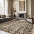 8x10 Area Rugs for Living Room Bedroom - Washable Vintage Boho Rug