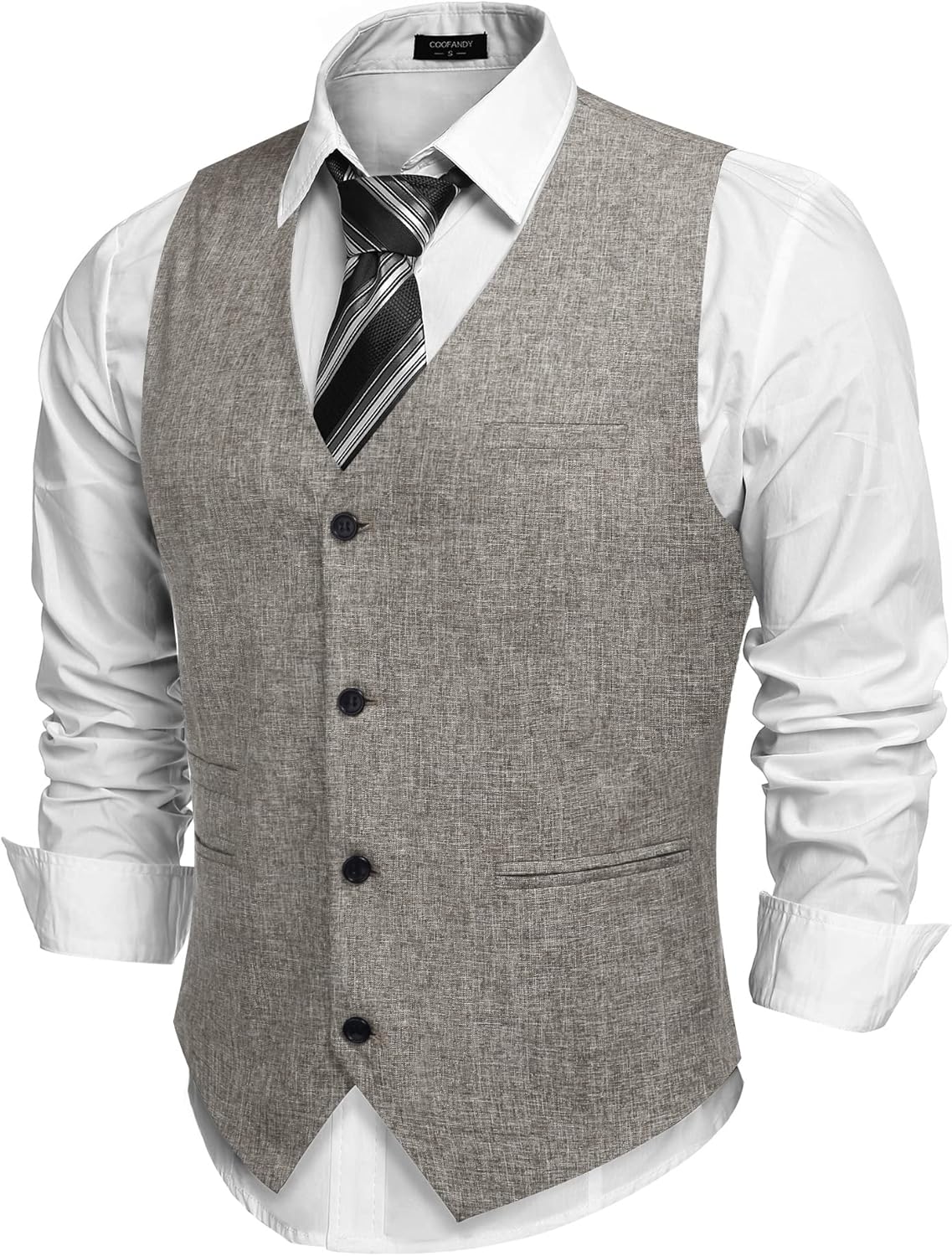 COOFANDY Men's Casual Business Vests for Stylish Occasions