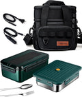 60oz Electric Lunch Box Food Heater - Portable 12V/24V/110V Warmer