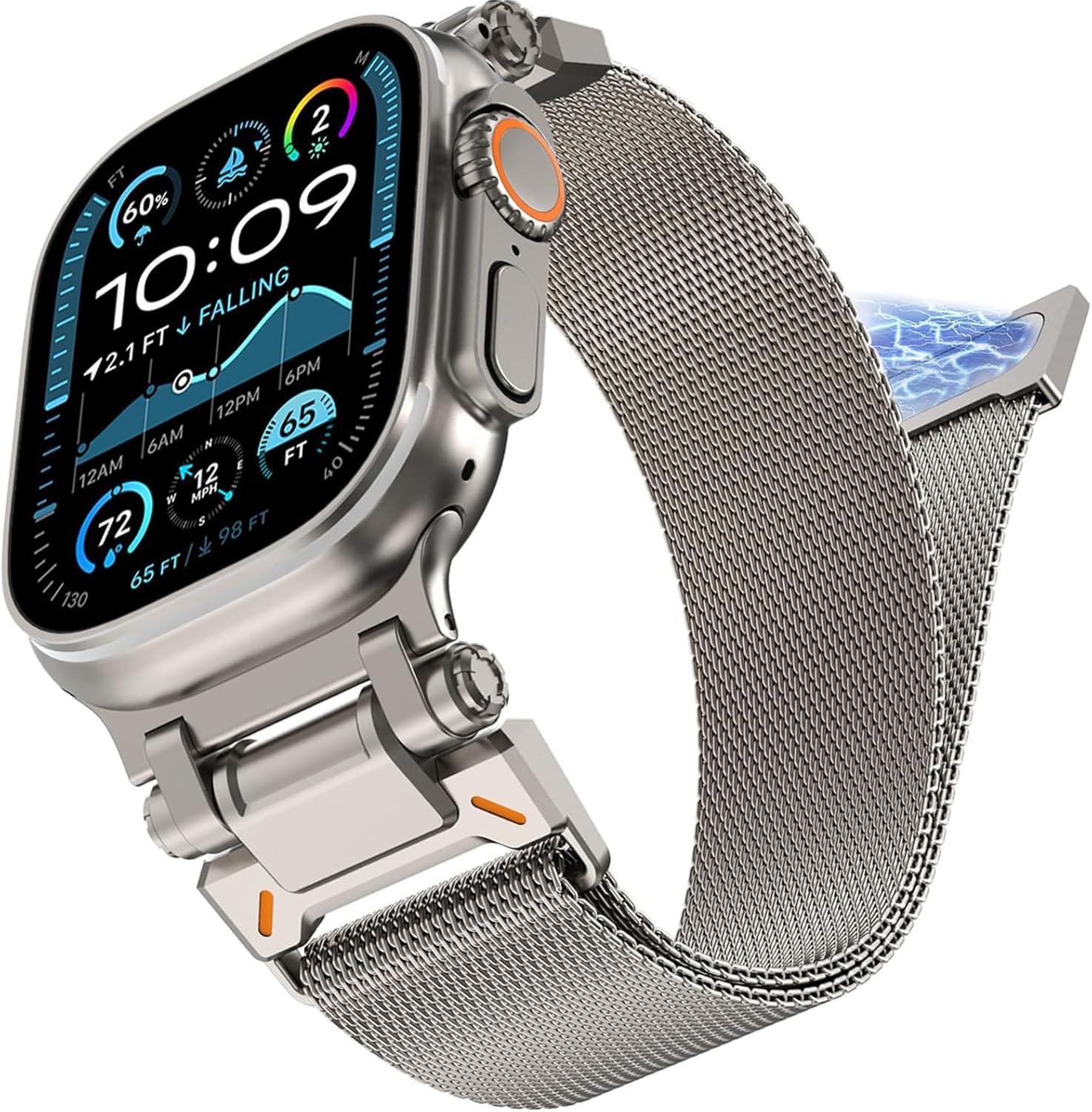 Stylish Magnetic Milanese Loop Band for Apple Watch