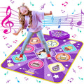 Dance Mat Toys for Kids Purple Princess Electronic Dance Pad