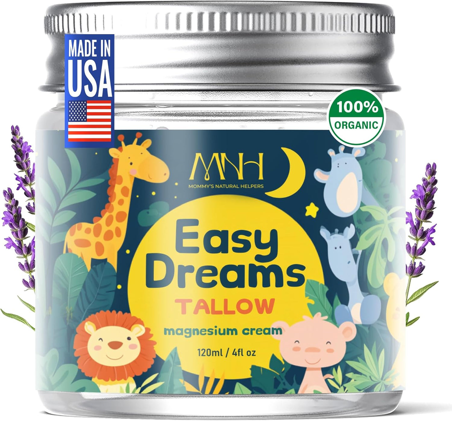 Magnesium Lotion for Kids: Tallow Based Sleep Aid with Lavender