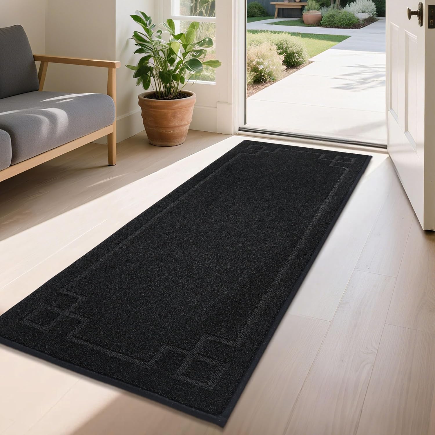 BEQHAUSE Non-Slip Door Mat 24in x 60in for Indoor Entryway