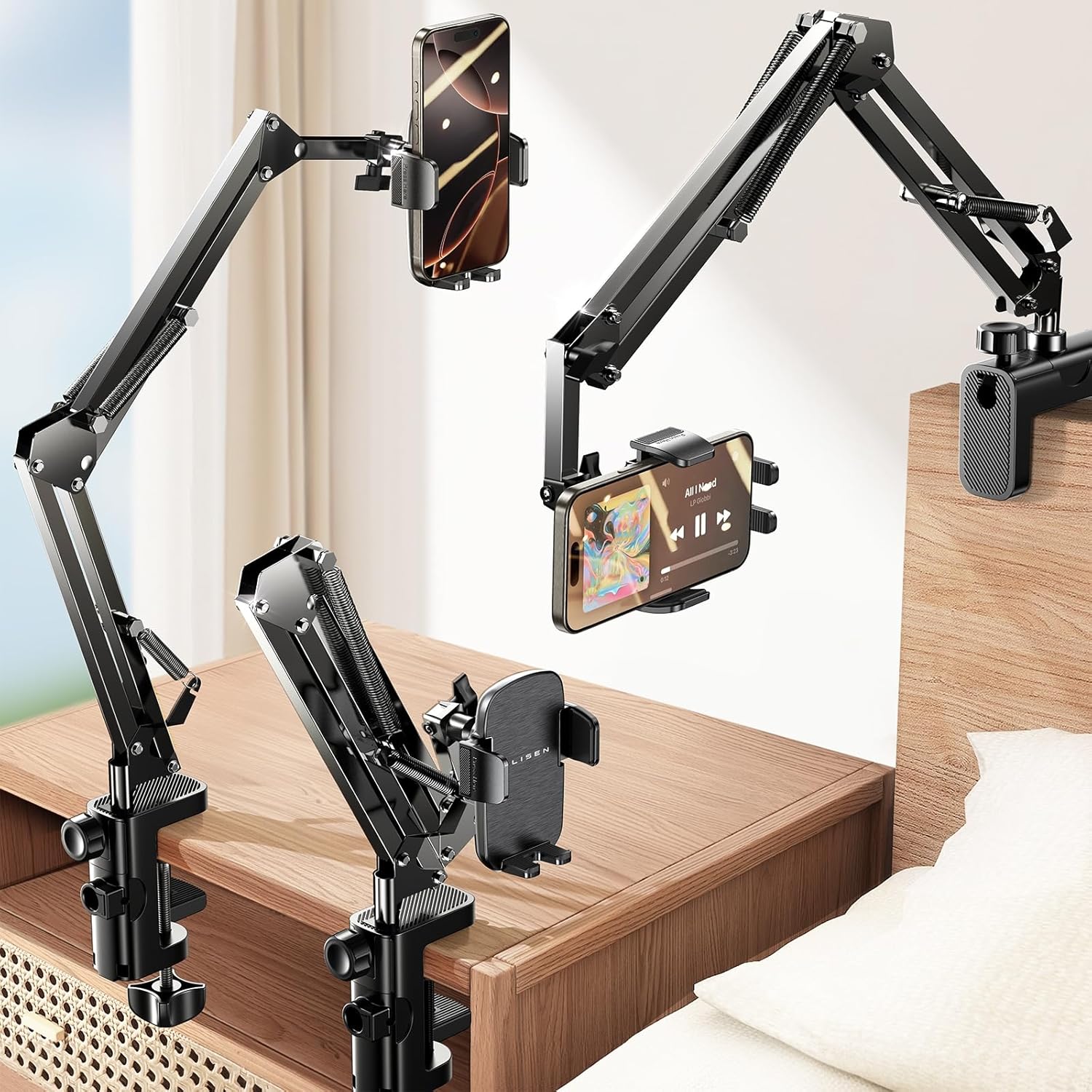 Flexible Gooseneck Phone Holder: Hands-Free Filming!
