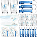 Baby Shower Shot Glass Favors 25-Set Blue Bear Theme - Party Return