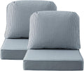 Outdoor Cushions 24x24 Set of 2 Black White Mini Check - Water