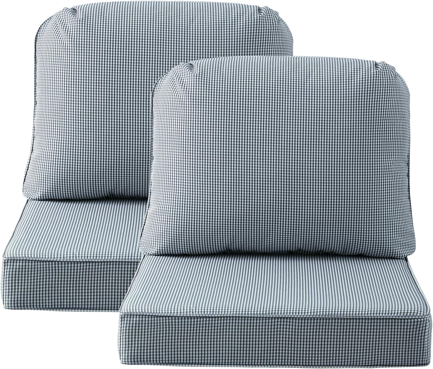 Outdoor Cushions for Patio Furniture Set of 2, 24in Water Repellent