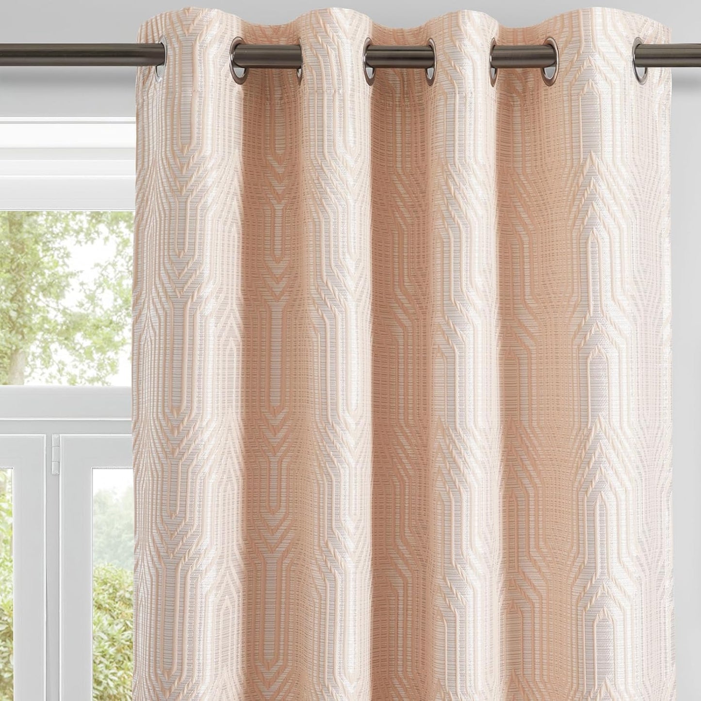 Blackout Curtains 63 Inch Length for Bedroom and Living Room