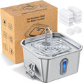 Stainless Steel Cat Water Fountain 4L - Quiet, Large Capacity
