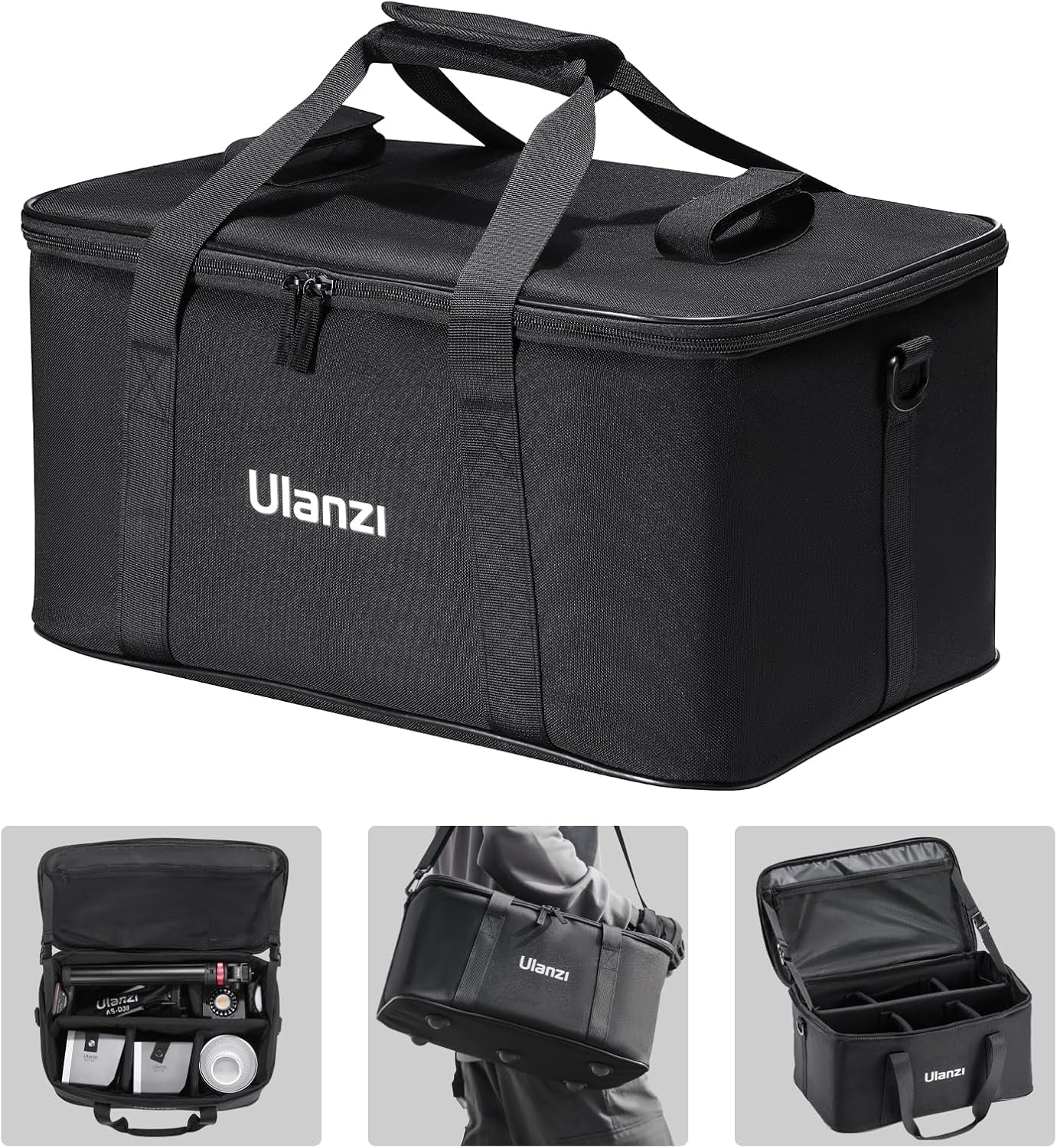 ULANZI Carrying Bag for Studio Light and Accessories Travel Case