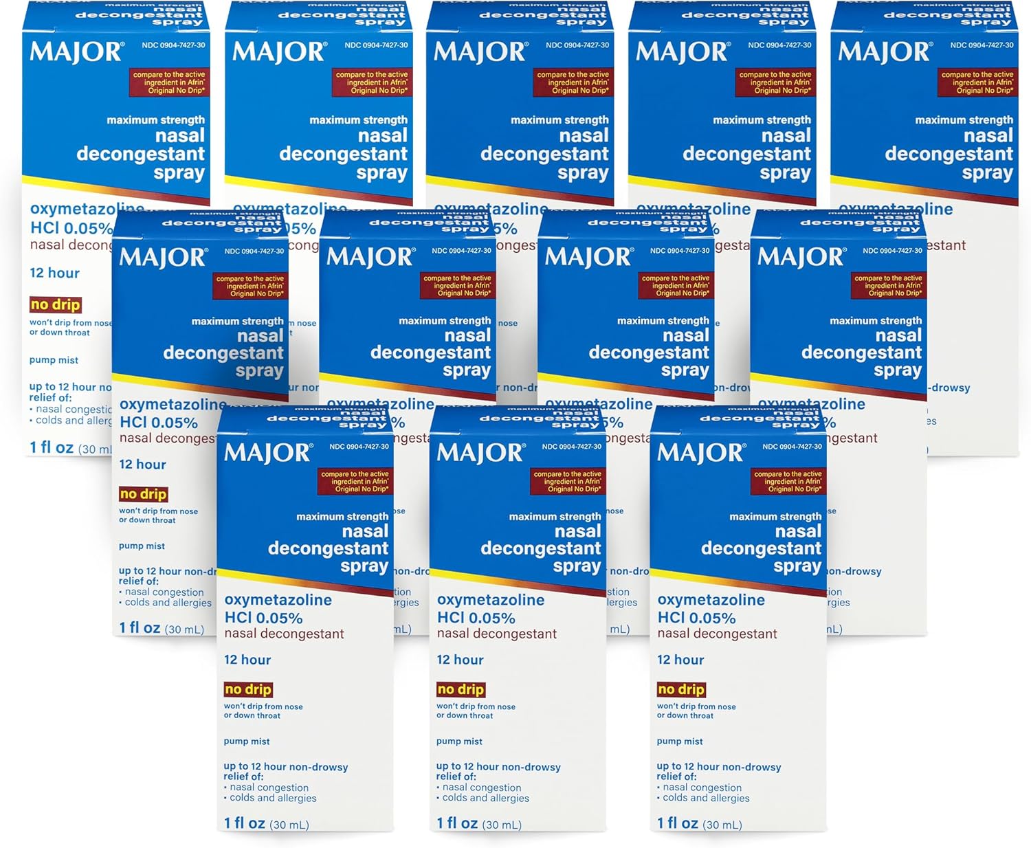 Maximum Strength Nasal Decongestant Spray for Fast Relief