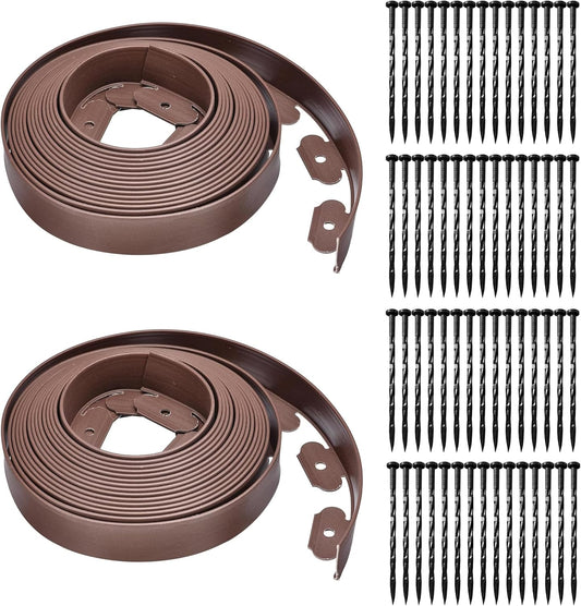 Durable 66 FT Landscape Edging Coil for Garden and Lawn Use