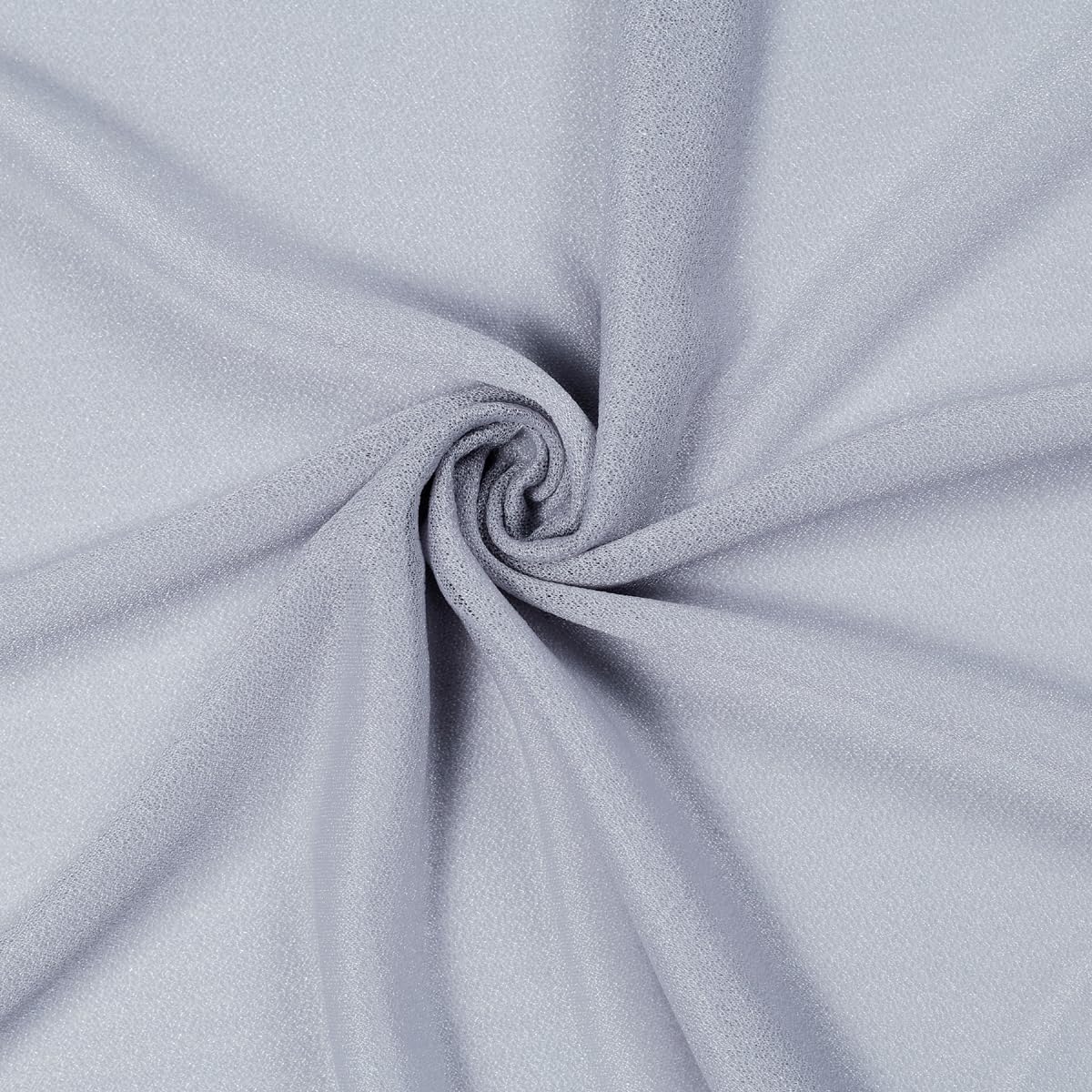 MDS Pack of 10 Yard Sheer Chiffon Fabric for Wedding Draping