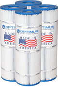 Pool Filter Cartridge 4-Pack Compatible Replacement - Durable USA