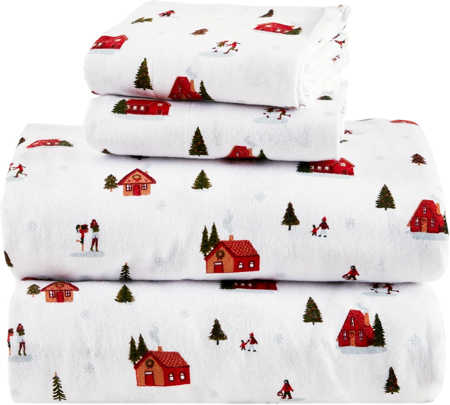 Comfort Spaces 100% Cotton Flannel Sheets for Cozy Bedding