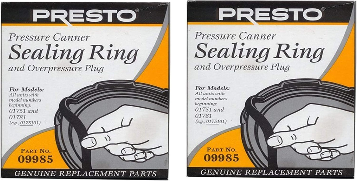 Presto 09985 Pressure Cooker Sealing Ring, Essential 2 Pack