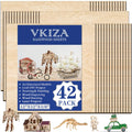 42 Pack Basswood Sheets 12in x 12in x 1/8in - Ideal for Laser & Crafts