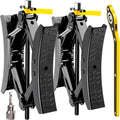 Camper Wheel Chock Stabilizer 2 Sets - Heavy Duty X-Shaped RV Chock