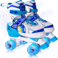 Rainbow Toddler Roller Skates Size 4 Adjustable - Light (Style L539)