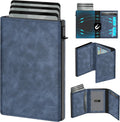 Pop up Card Holder Wallet for Men - Slim RFID Blocker