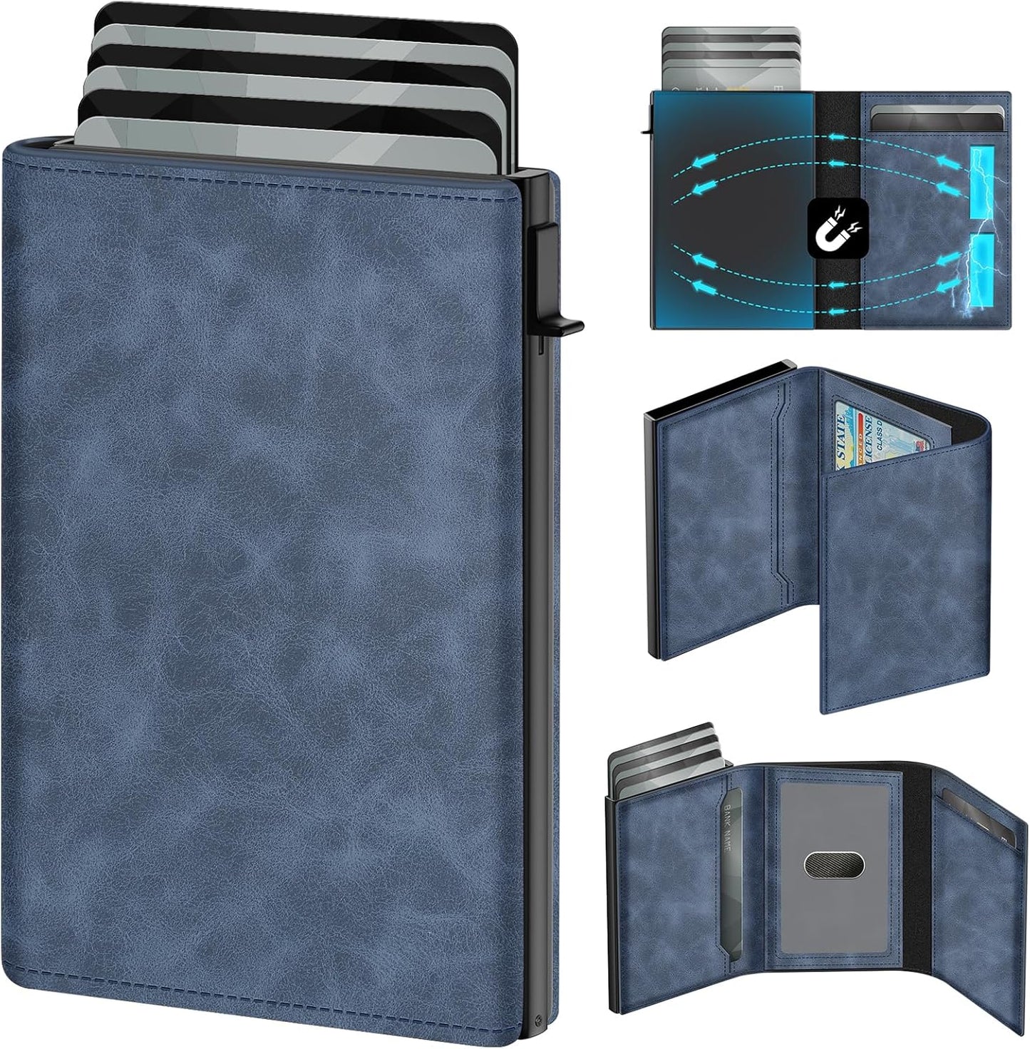 GAOCHALE Wallet for Men - Slim RFID Blocking Card Holder