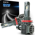 BEAMTECH H11 Bulbs for Fog Lights with G-XPower Chips 6500K