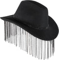 Womens Cowboy Hat Rhinestone Cowgirl Hat Wide Brim - Sparkle Style