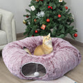 AUOON Cat Tunnel Bed for Indoor Cats - Fun and Cozy Play Space