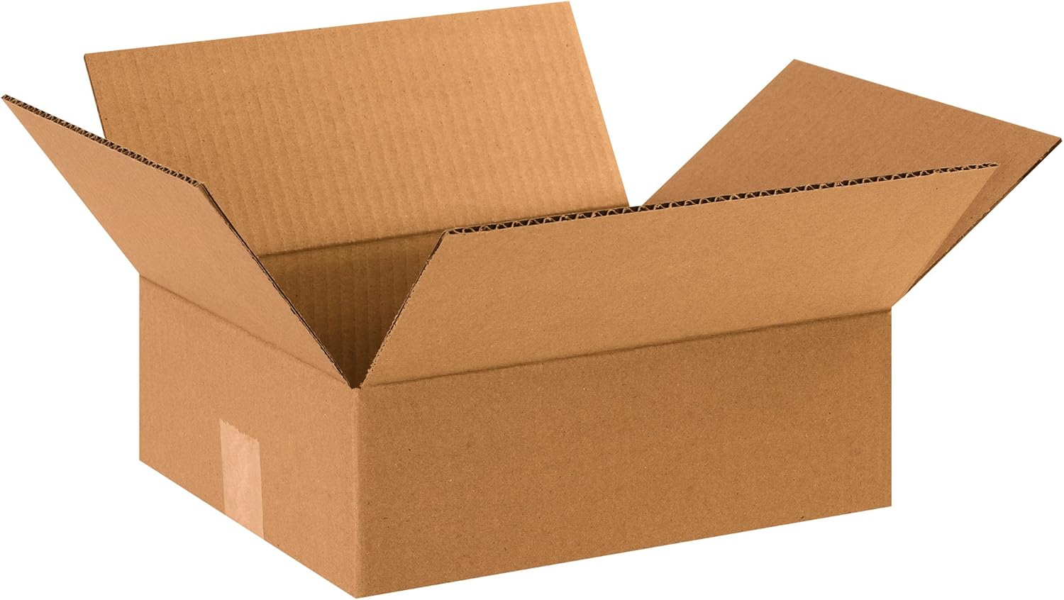 Flat Corrugated Boxes for Shipping and Storage - 12L x 10W x 4H