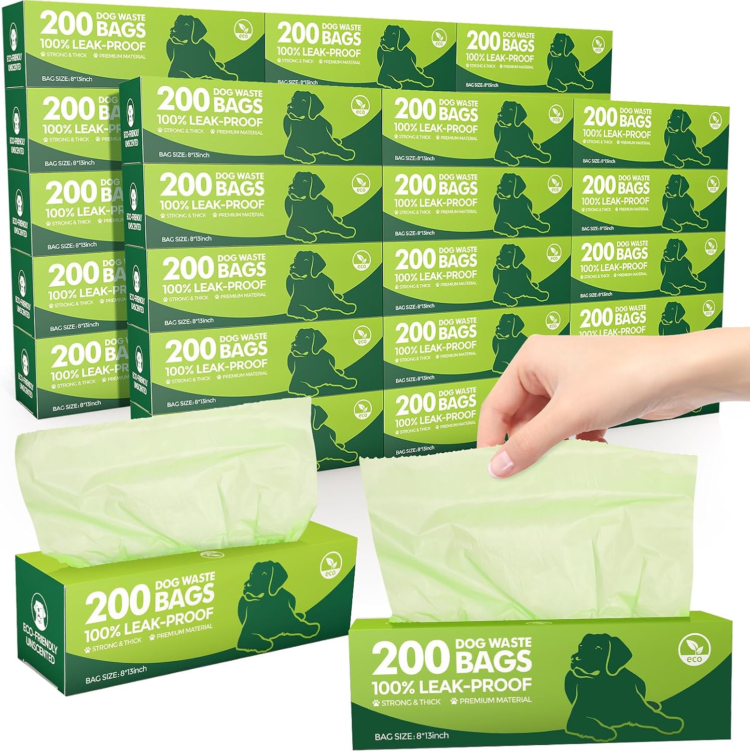 Harloon 6000 Counts Dog Poop Waste Bags for Easy Cleanup
