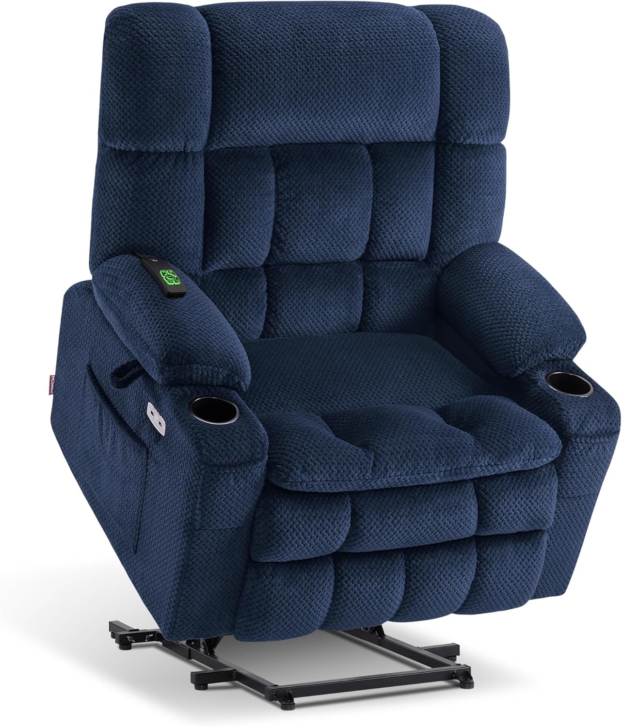 Pamper Big Elders: MCombo Power Lift Chair with Massage & Heat