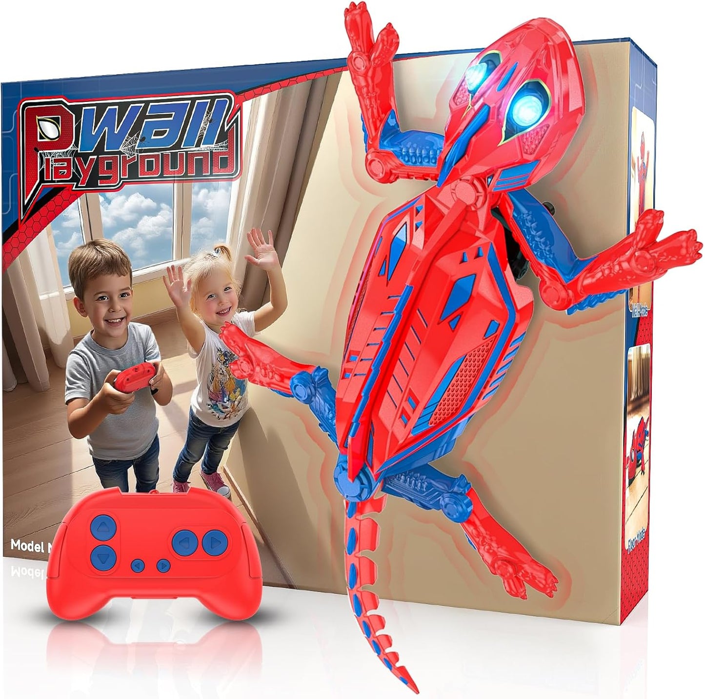 Wall Climbing Remote Control Chameleon for Kids 3-12 Years