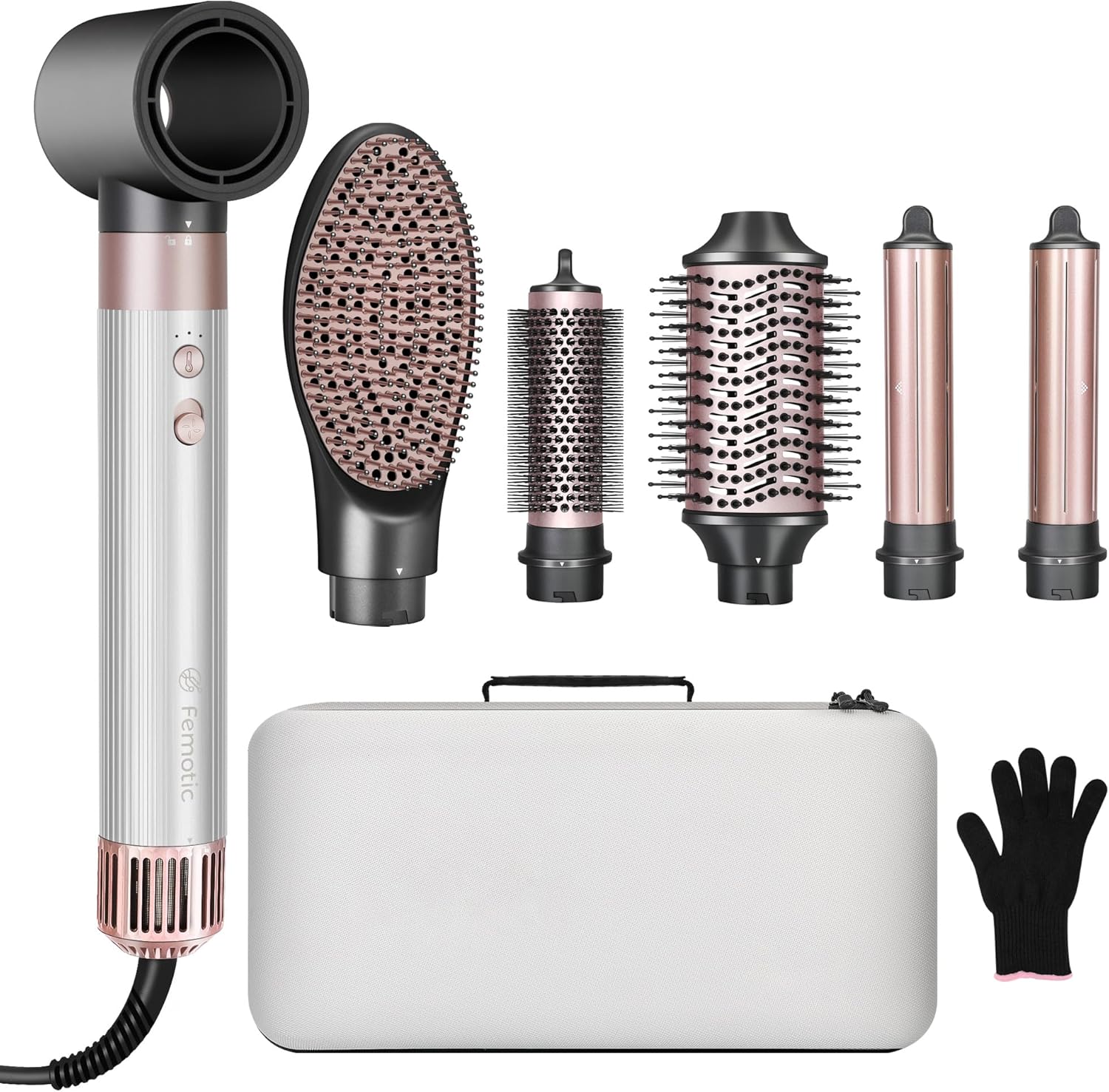 Ultimate Hair Styling Set: High-Speed Drying, No Heat Damage - Femotic