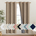 NICETOWN Burlap Vintage Open Linen Weave Flax Thermal Curtains, 100%