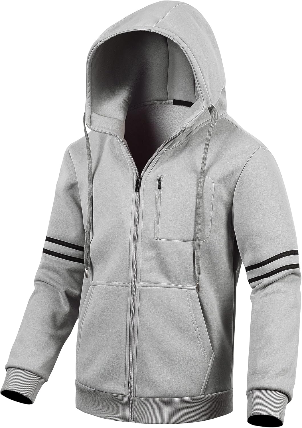 Chrisuno Men's Cozy Zip-Up Hoodie